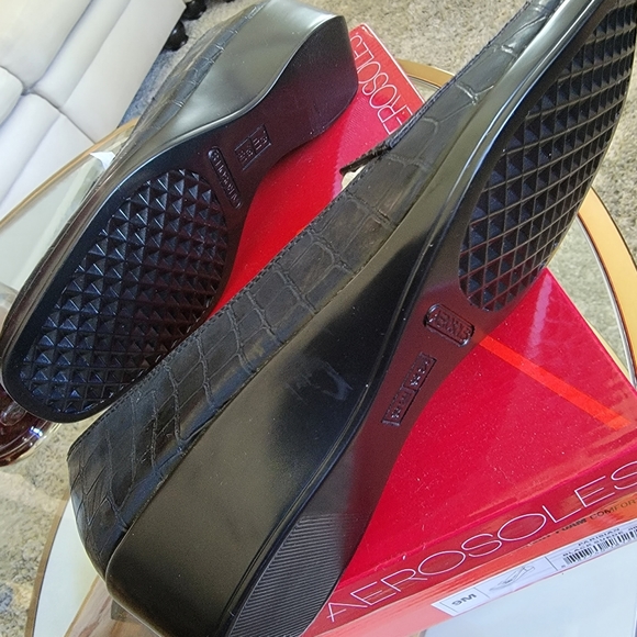 Aerosoles Parisian in black suede 9M - Picture 3 of 3